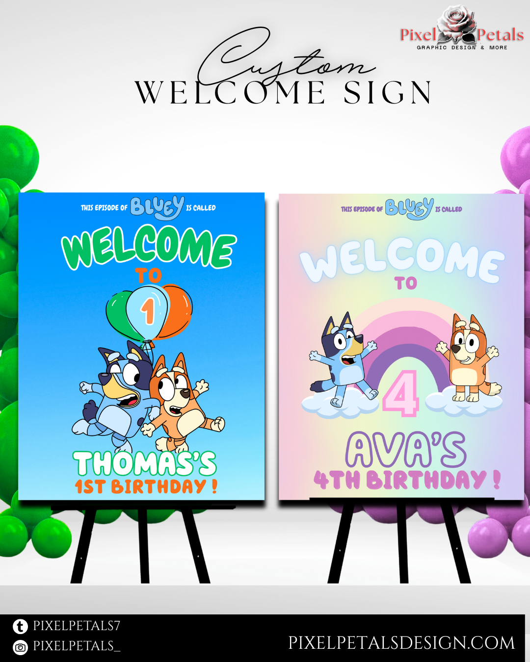 Digital Party Favors Design