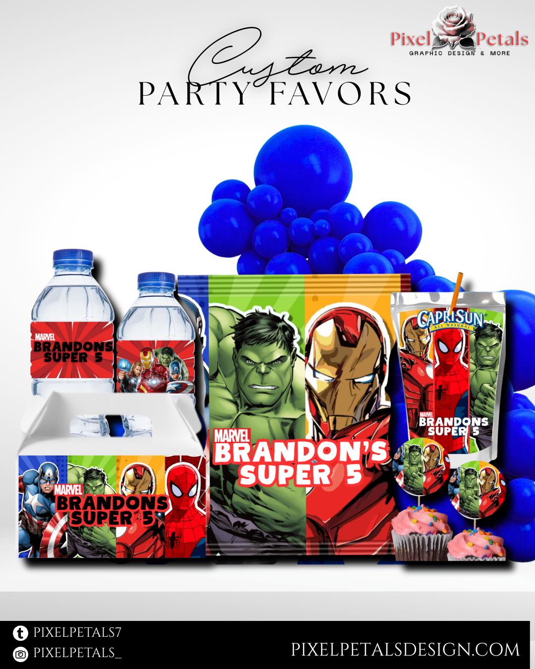 Digital Party Favors Design
